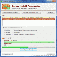 Move IncrediMail to Outlook screenshot